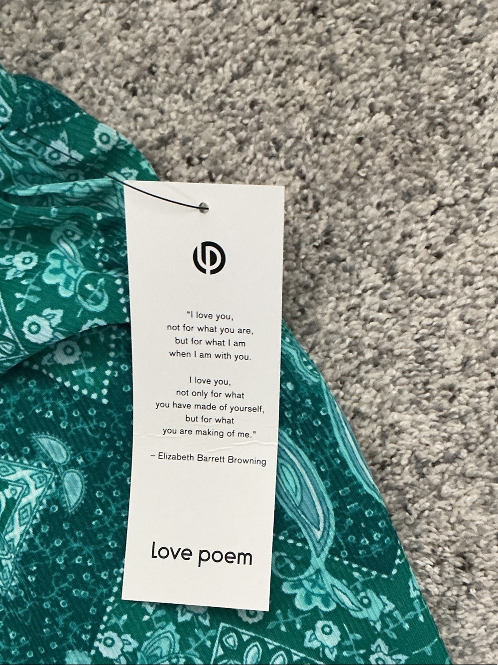 NWT Love Poem Boho Straight-Leg Pants ~ Teal - Picture 5 of 11
